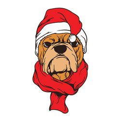 pug puppy dog santa claus christmas svg, dog svg, dog christmas svg, logo christmas svg, instant download
