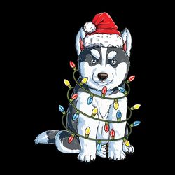 siberian husky christmas tree svg, xmas gifts merry christmas svg, dog svg, logo christmas svg, instant download