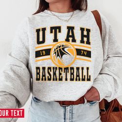 utah jaz, vintage utah basketball sweatshirt t-shirt, jazz sweater, jazz t-shirt, vintage basketball fan shirt, retro u