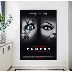 1998 bride of chucky movie poster child's play