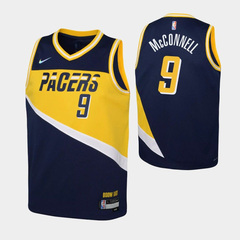 Indiana Pacers T.J. McConnell 75th Anniversary City Navy Jersey.jpg