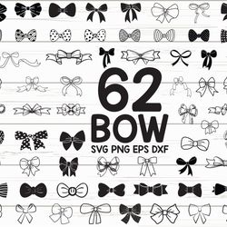 bow svg, ribbon bow svg, girl bow svg, hair bow svg