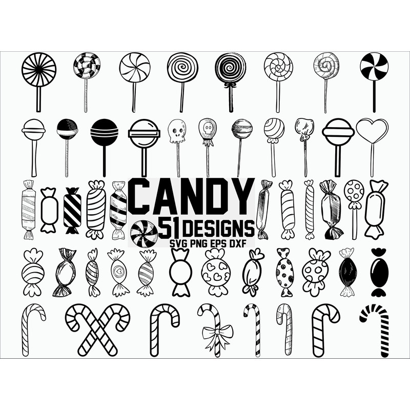 Candy SVG sweet svg sweet treats svg candy floss svg lollipop svg gumball machine svg candy cane svg iron on stencil.jpg