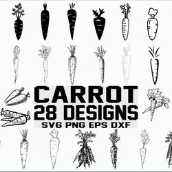 carrot svg, carrot clipart, vegetable svg, cut files