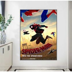 spider-man into the spider-verse 2018 movie poster