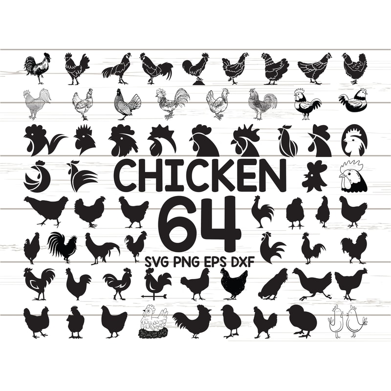 chicken svg farm animal svg hen svg rooster svg chick svg mother hen svg animal svg clipart farm svg silhouette cute chicken.jpg