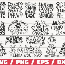 christmas dog svg bundle, christmas dog svg, cut file, commercial use