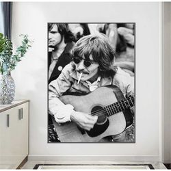 george harrison playing guitar print wall art home