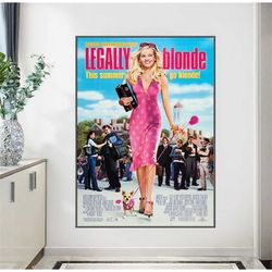 legally blonde reese witherspoon 2001 movie poster art