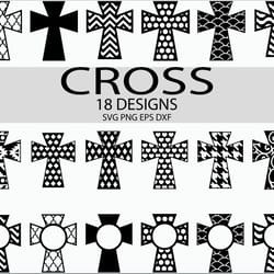 cross svg christian monograms, patterned chevron clip art, easter svg