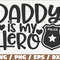 Daddy Is My Hero SVG Cut File Cricut Commercial use Instant Download Police Dad SVG Father's Day SVG.jpg