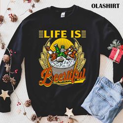 beer bottle design for beer lovers vintage shirt - olashirt