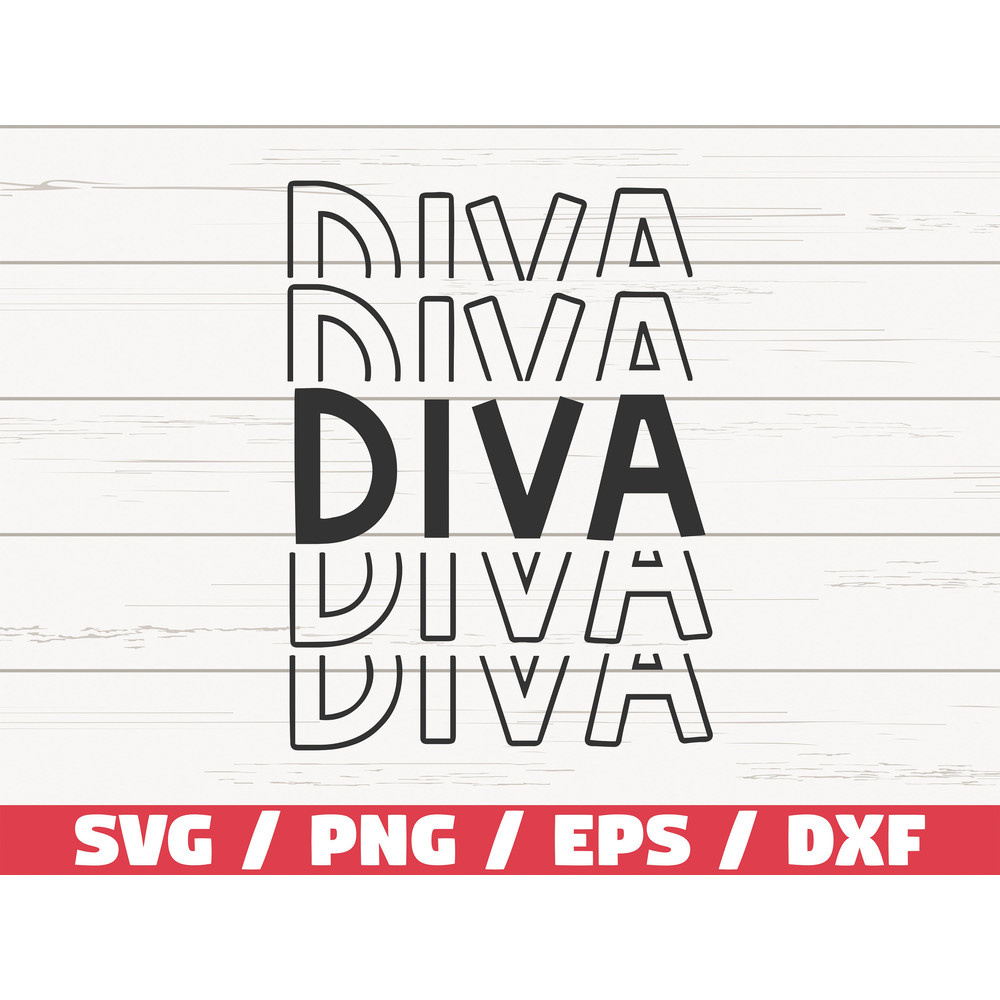 Diva SVG Queen SVG Cut File Cricut Black Woman SVG Instant Download.jpg