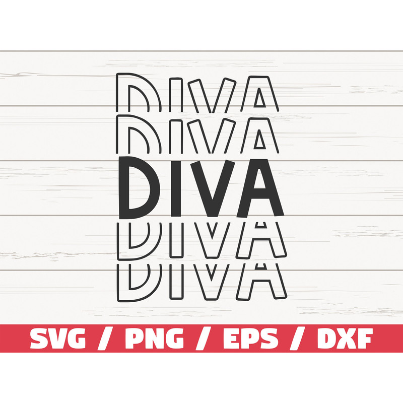 Diva SVG Queen SVG Cut File Cricut Black Woman SVG Instant Download.jpg