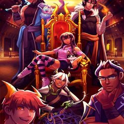 aphmau my inner demons 1 premium matte vertical poster