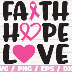 faith hope love svg, cut file, commercial use, cricut