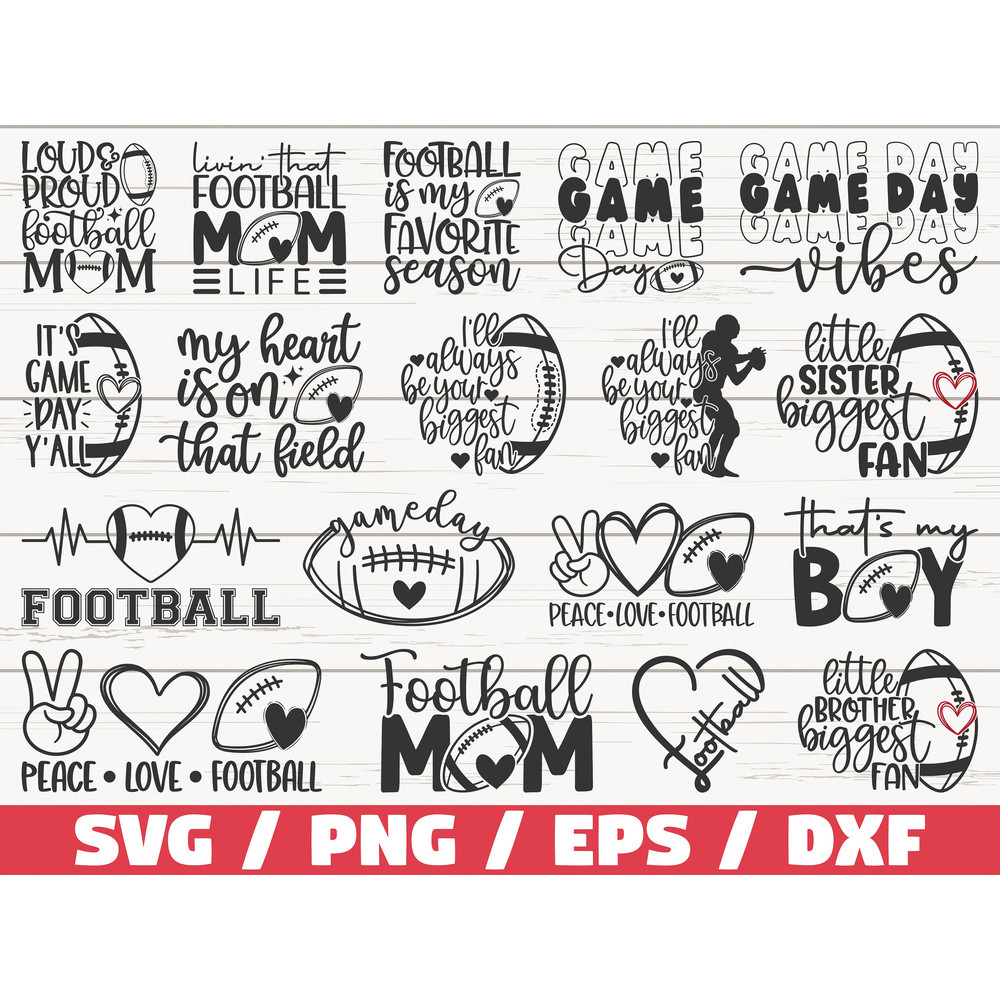 Football SVG Bundle Funny Football SVG Cut File Cricut Clip art Commercial Use Football Mom SVG Football Sayings Quotes.jpg