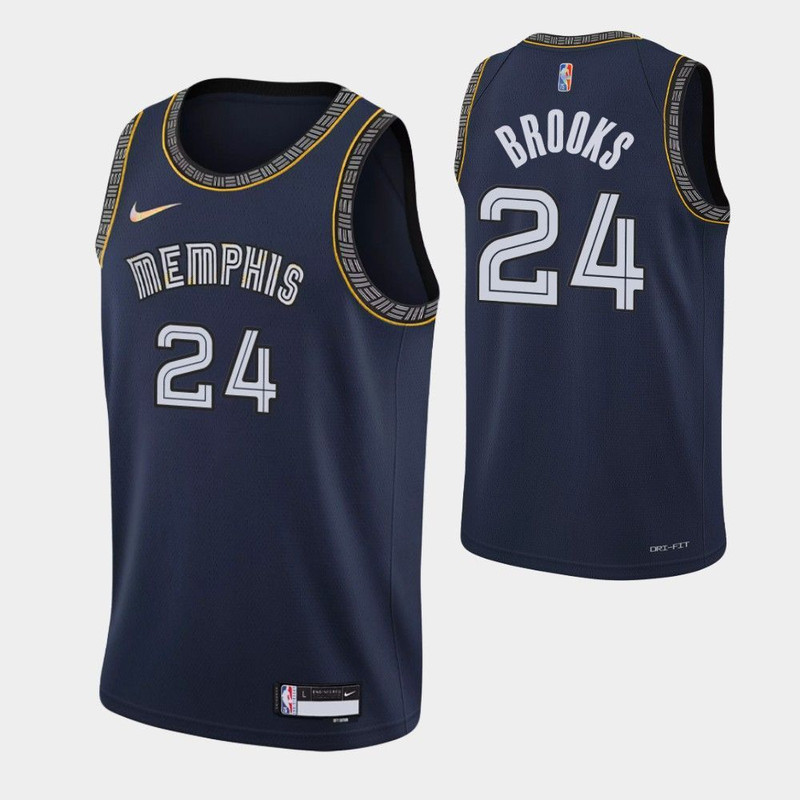 Memphis Grizzlies Dillon Brooks Navy 75th Anniversary City Jersey.jpg
