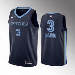 memphis grizzlies jake laravia navy jersey