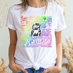 girl in red rainbow version 2 doristino trending style