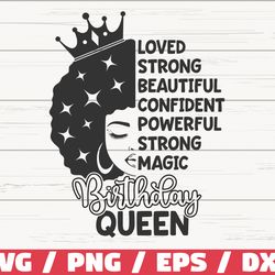 happy birthday svg, birthday queen svg, cut file, cricut