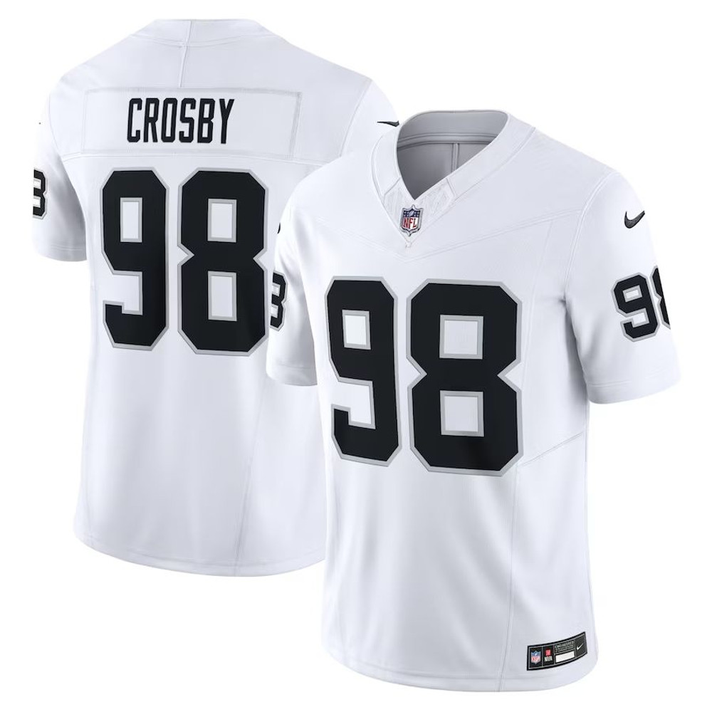 Las Vegas Raiders Maxx Crosby White Vapor F.U.S.E. Limited Jersey.jpg