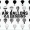 Hot Air Balloon SVG Party Decor svg Air Balloon svg Balloon svg Clipart Cut File Cricut Silhouette Commercial Use.jpg