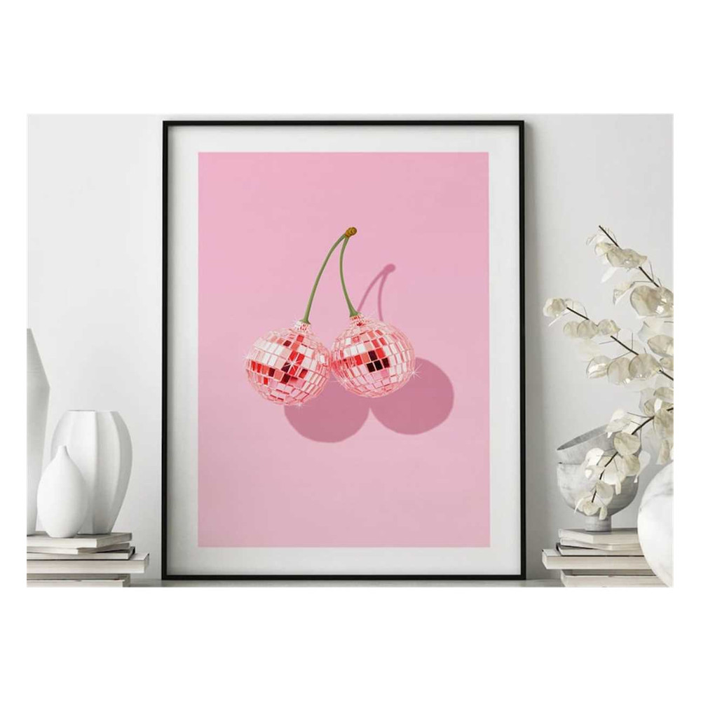 MR-1711202311226-disco-ball-cherries-print-trendy-wall-art-poster-print-pink-image-1.jpg