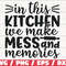 In This Kitchen We Made Mess And Memories SVG  Cut File  Cricut  Commercial use  Silhouette  Clip art  Kitchen Decoration  Baking SVG.jpg