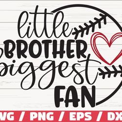 little brother biggest fan svg, cricut, cut file, silhouette