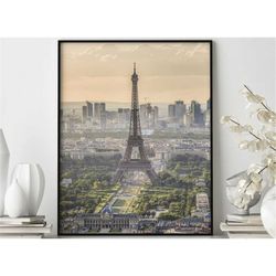 eiffel tower poster, parisian icon, city of love,