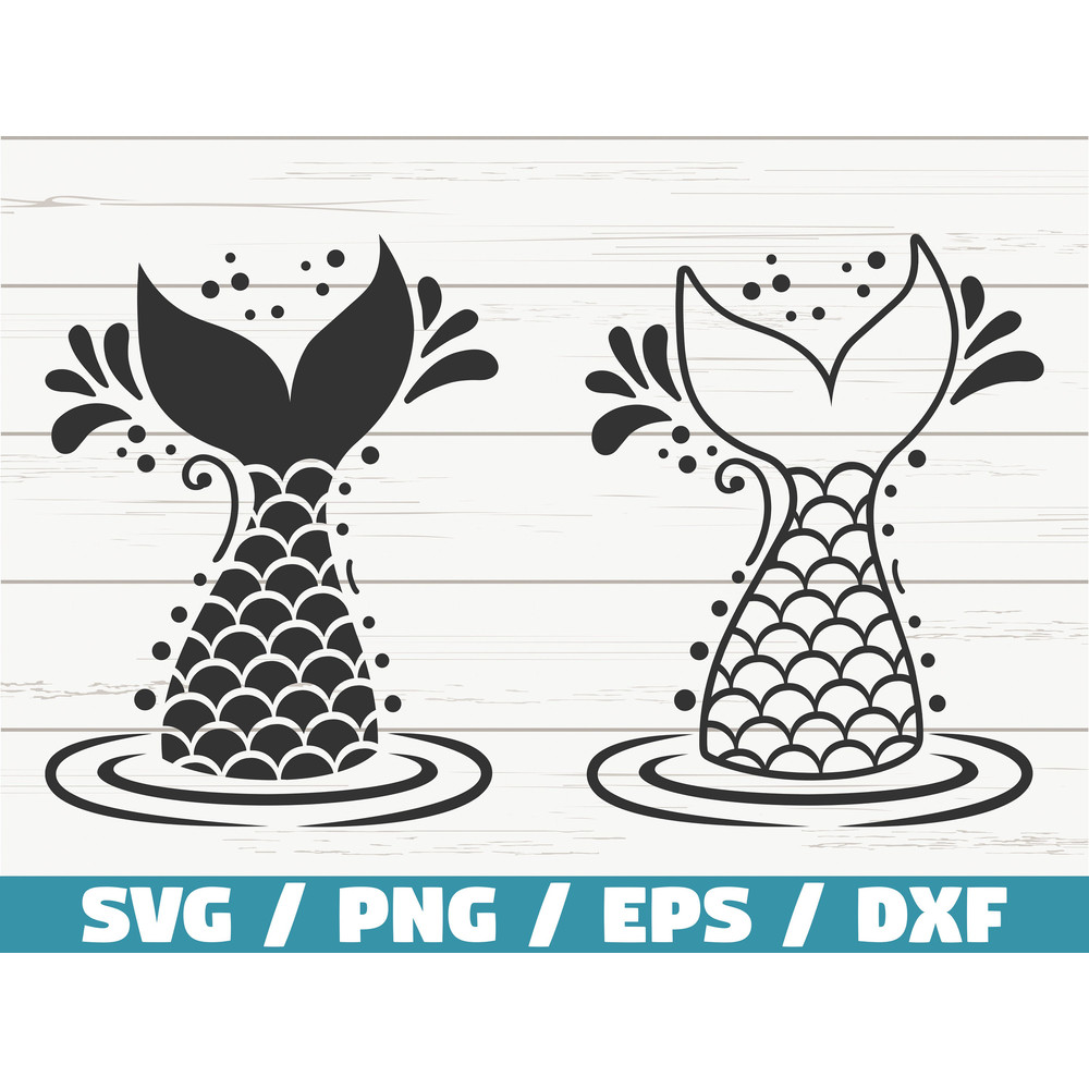 Mermaid Tail SVG  Mermaid SVG  Cut File  Cricut  Commercial use  Instant Download  Silhouette  Summer Svg  Beach Svg.jpg