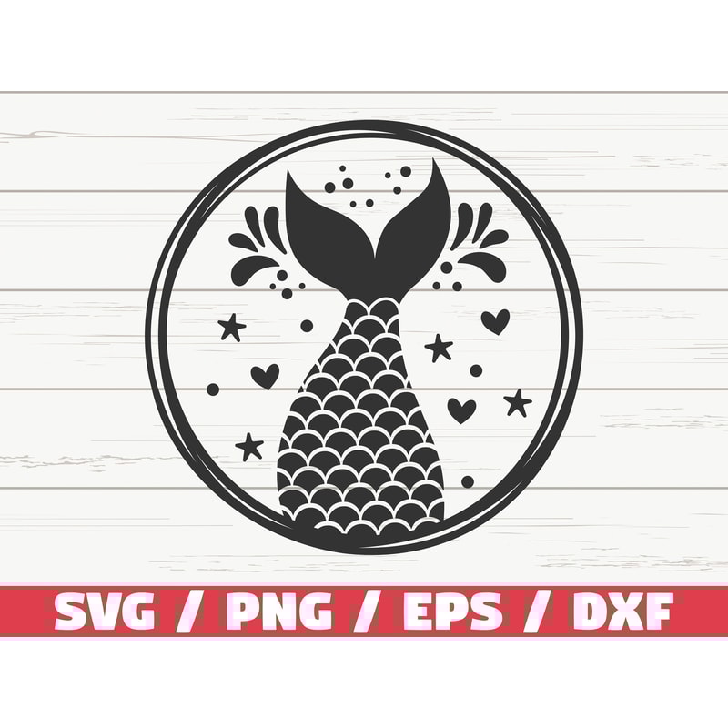 Mermaid Tail SVG Mermaid SVG Cut File Cricut Commercial use Instant Download Silhouette Summer Svg Sea Svg.jpg