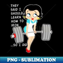 Fitness girl fitness gym girl - Decorative Sublimation PNG File - Enhance Your Apparel with Stunning Detail