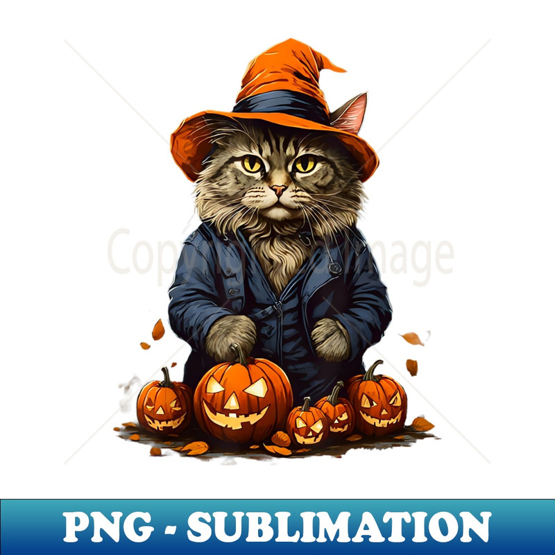 AS-20231117-5993_Halloween cats funny cat Halloween T-Shirt 5845.jpg