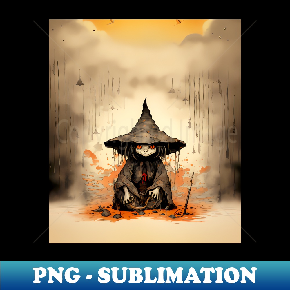 BO-20231117-5987_Halloween Apprentice The Little Goblin Witch on a Dark Background 8218.jpg