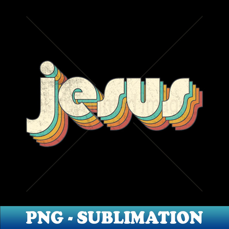 BP-20231117-11923_Retro Vintage Rainbow Jesus Letters Distressed Style 9585.jpg