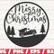 Merry Christmas SVG Christmas Scene SVG Cut File Cricut Commercial use Silhouette Christmas decoration Christmas Truck SVG.jpg
