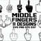 Middle Fingers SVG Skeleton Hand Svg Middle Finger Clipart Middle Finger vector Silhoutte Files For Cricut Cut File Printable.jpg