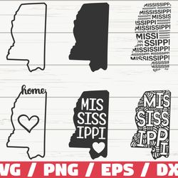 mississippi state svg, cut file, cricut, clip art