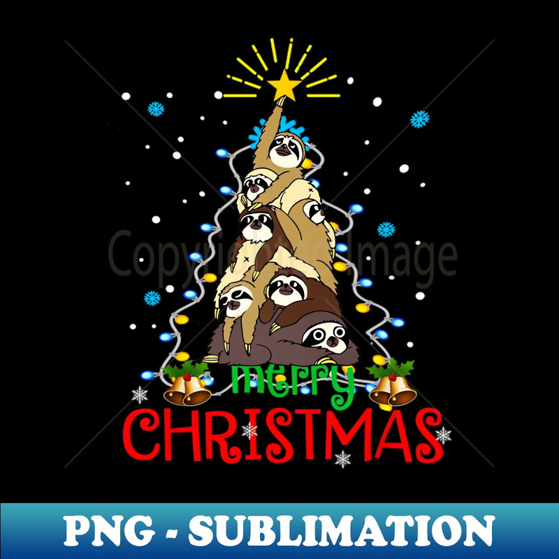 DK-20231117-12687_Sloth Christmas Tree Lights Funny Christmas Pajama 9858.jpg