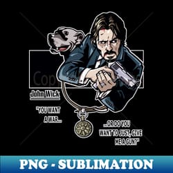 john wick - elegant sublimation png download - spice up your sublimation projects