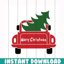 christmas tree truck svg, christmas svg, red truck christmas svg, free christmas truck svg, christmas tree svg, christma