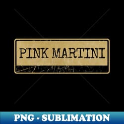 aliska text black retro - pink martini - stylish sublimation digital download - unleash your creativity