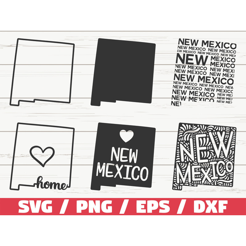 New Mexico State SVG  Cut File  Cricut  Clip art  Commercial use  Silhouette  New Mexico SVG  New Mexico Home Svg  NM Svg.jpg