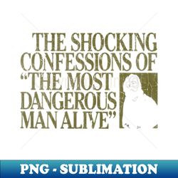 charles manson - the shocking - png transparent sublimation design - vibrant and eye-catching typography