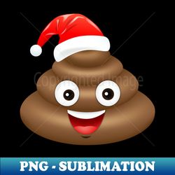 christmas poop emoji - trendy sublimation digital download - unleash your creativity