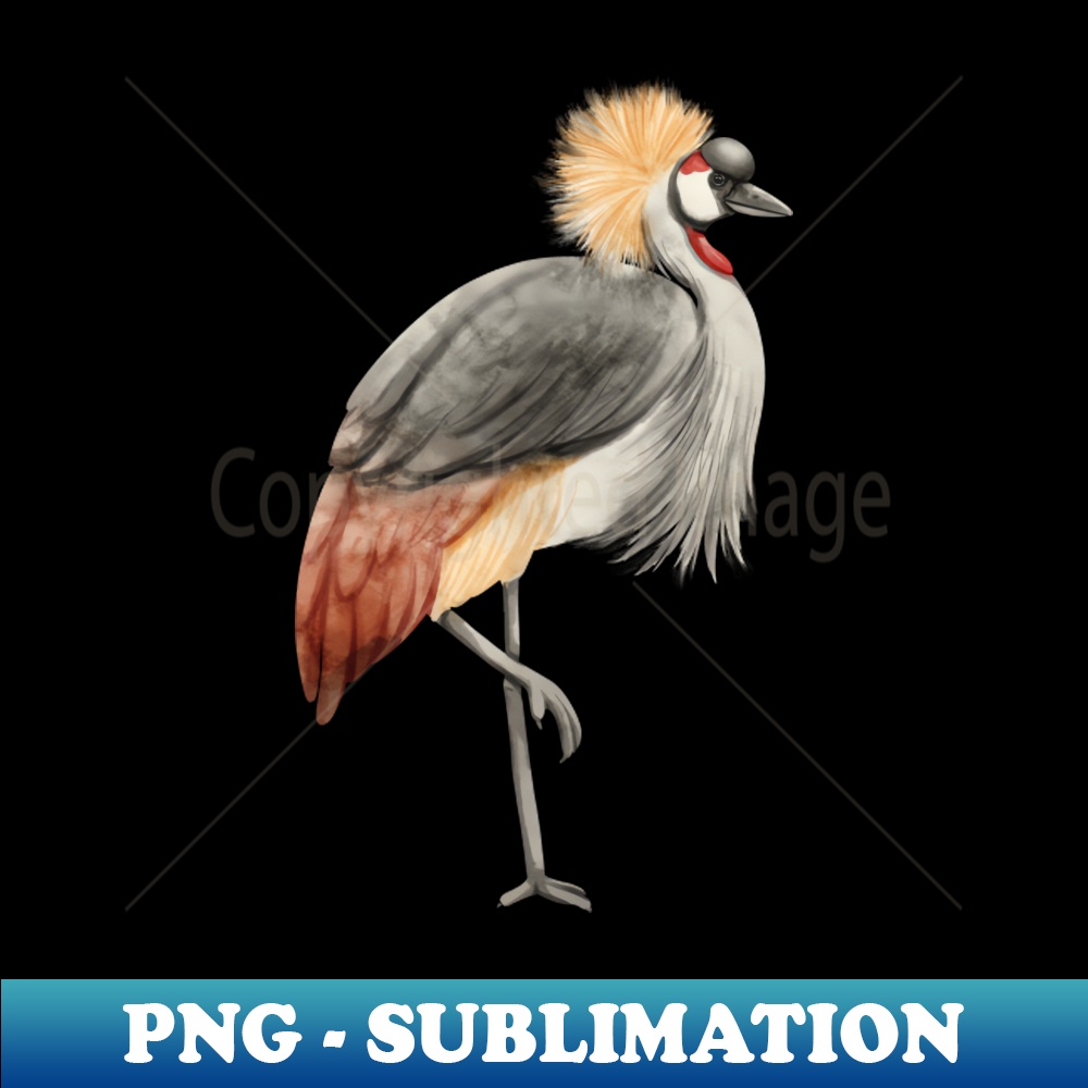 GI-20231117-15374_Watercolor Grey Crowned Crane Bird 4848.jpg