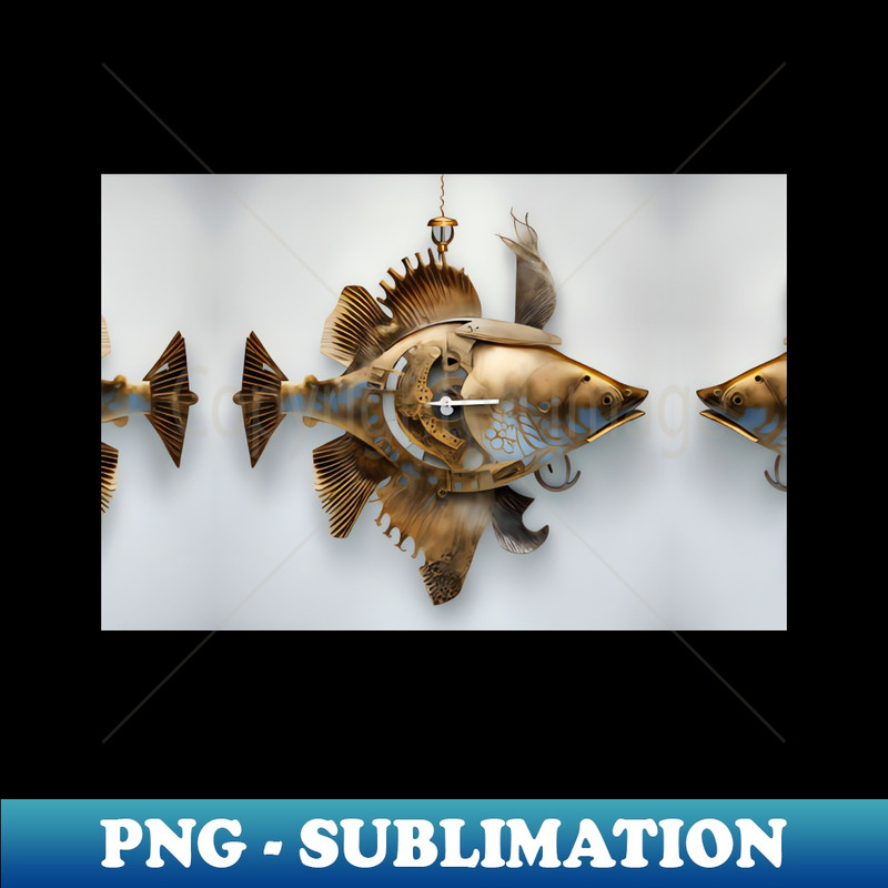 GM-20231117-12057_Robot fish wall watch clock 8516.jpg