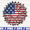 Patriotic Sunflower SVG America SVG Cut File Clip art Commercial use Instant Download Silhouette 4th of July Memorial Day.jpg